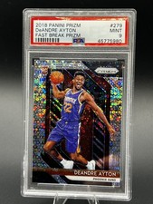 2018-19 Panini Prizm ROOKIE Fast Break Prizm #279 DEANDRE AYTON PSA 9 RC