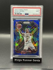 2020-21 Panini Prizm ISAAC OKORO Rookie Blue Ice Prizm #/125 #298 PSA 9 MINT