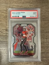 2020 Panini Prizm Tom Brady #255 Buccaneers PSA 9 MINT Tampa Bay Bucs HOF
