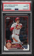 2023 Topps Chrome Nolan Gorman #192 PSA 10 GEM MT Rookie RC