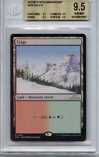 Gem Mint TAIGA 30th ANNIVERSARY Edition Beckett BGS Quad 9.5s! Dual Land MTG