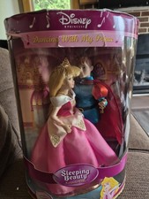 Disney Sleeping Beauty Aurora & Prince Phillip Brass Key Keepsakes 2004 Musical 