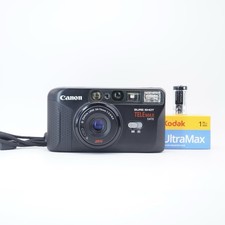 Canon Sure Shot Telemax /Twin S 35mm Point & Shoot Film Camera+Film [Tested]