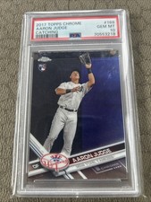 2017 Topps Chrome Aaron Judge #169 Rookie Card PSA 10 GEM MINT
