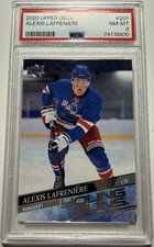 2020-21 Upper Deck - Young Guns Alexis Lafreniere #201 (RC)  NM-MT PSA 8