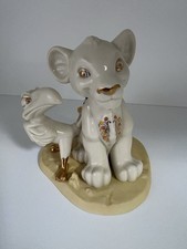 Lenox Disney Showcase Collection Simba & Zazu Porcelain Figurine 6" Tall