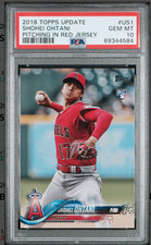 2018 Topps Update Series Shohei Ohtani RC #US1 — PSA 10