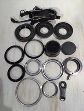 Mixed Lot Vintage Camera Lens Adapters, Various Sizes and Brands, Unmarked