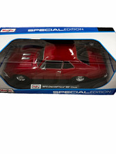 Maisto Chevrolet Nova SS Coupe 1970 1:18 Diecast Car Red Special Ed Boxed