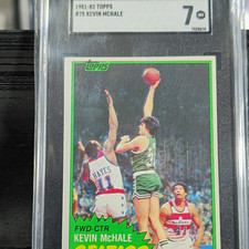 Topps 1981-82 Kevin McHale PSA Graded Boston Celtics #75 Basketball Card