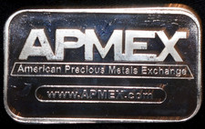 APMEX 1.00 Troy oz .999 pure "Eagle Back" Retro Silver Bars