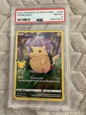 Pokemon Celebrations Pikachu 005/025 Full Art Holo Rare PSA 8 (2021)