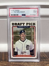 2005 Topps #677 Justin Verlander RC - PSA 9