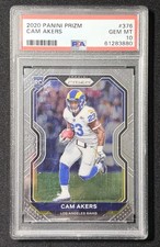 2020 Prizm CAM AKERS Rookie RC Football Card PSA 10 GEM MINT