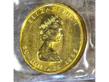 1985 1 oz Canadian Gold Maple Leaf Coin ( .9999 Pure)