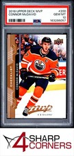2018 UPPER DECK MVP #200 CONNOR McDAVID OILERS PSA 10