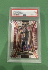 2024 Panini Select Turbocharged Jayden Daniels R.C. #12 PSA 7