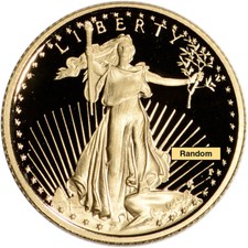 American Gold Eagle Proof 1/10 oz $5 - Coin in Capsule - Random Date