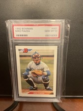 1992 Bowman Mike Piazza Rookie RC #461 Dodgers PSA 10 GEM MINT