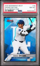 2025 Bowman's Best - Shohei Ohtani #46 Blue Refractor /150 - PSA 8