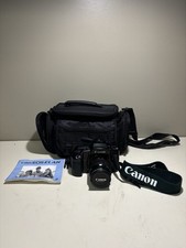 Canon EOS ELAN EOS 35mm SLR Film Camera w/ EF 35-80mm Lens Bag Manual