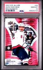 Alex Ovechkin 2021 Allure Red Rainbow #43 PSA 10