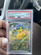 2024 Pokemon SVP en Pikachu Paldea Adventure Chest #088 Promo Card PSA Ex Mint 6