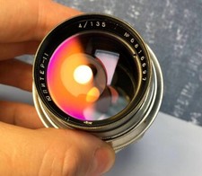 JUPITER - 11 Soviet Vintage lens 4 / 135mm Mount M42 - Silver Telephoto lens