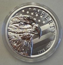 AMERICA 250 - .999 Silver Sunshine Mint 250th Anniversary Eagle in Capsule