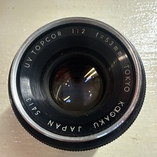 Topcon UV Topcor 53mm F/2 Lens Tokyo Kogaku Japan Vintage Camera Lens Discount