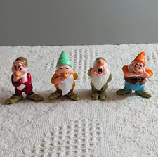 Disney Snow White and the Seven Dwarfs Figurines Lot of 4 Made in China