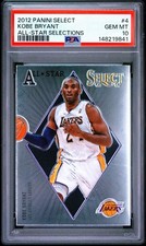🔥2012 Panini Select Kobe Bryant All-star Selections PSA 10 Lakers #4 POP 14🔥