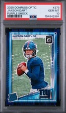 2025 Panini Donruss Optic Rated Rookie Jaxson Dart #273 Purple Shock RC PSA 10!