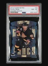 2012-13 Fleer Retro #24 Golden Touch Pavel Bure Vancouver Canucks PSA 8 NM-MT