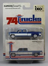 1:64 IXO Models *BLUE & WHITE* 1974 Chevrolet Custom C30 Dually Pickup Truck NIP