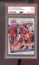 1993-94 Upper Deck #180 Playoffs Michael Jordan PSA 9 Graded Basketball Card NBA