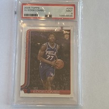 2025-26 Topps Basketball VJ Edgecombe Rookie Card #203! PSA 9.0 MINT 76ers