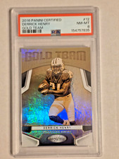 2016 Panini Certified DERRICK HENRY Gold Team RC #12! PSA 8 NM-MT! NFL! Titans!