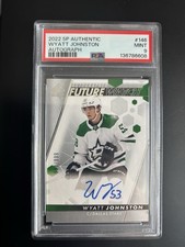 2022 Wyatt Johnston SP Authentic FWA Future Watch Auto  #/999 PSA 9