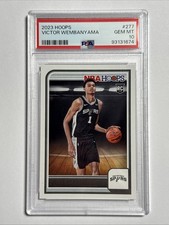 Graded 2023 Panini Hoops Victor Wembanyama #277 Rookie RC Basketball Card PSA 10