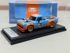 SW 1/64 Mustang Hoonicorn F-150 Pickup Truck Gulf Model Diecast Metal Car