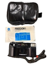 Minolta Freedom 35mm Point & Shoot Film Camera F=35mm 1:2.8 Untested Vtg
