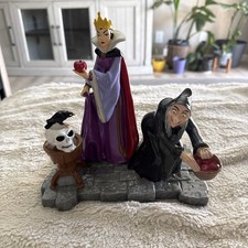 Disney Snow White Evil Queen Figurine Set with Skull