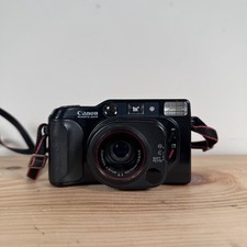 Canon Sure Shot Tele Quartz Date 35mm Film Camera 40/70mm Tested Working