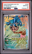 PSA 10 Hitmontop 240 Illustration Rare Ascended Heroes Pokemon