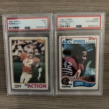 1982 Topps Ronnie Lott PSA