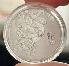 2025 1oz Platinum Australian Lunar Series III “Year Of The Snake” Mint Capsule