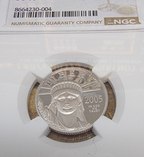 2005 W Eagle P $25 PF69 Ultra Cameo NGC Certified 1/4 Oz Platinum | FREE SHIP!