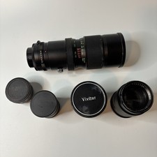 Vintage Camera Lens Lot Vivitar