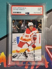 PSA 9 2025-26 Upper Deck Zayne Parekh Young Guns Rookie #236